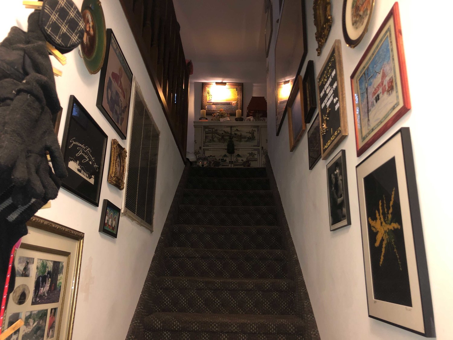 My stairwell gallery here at Camp Fox.